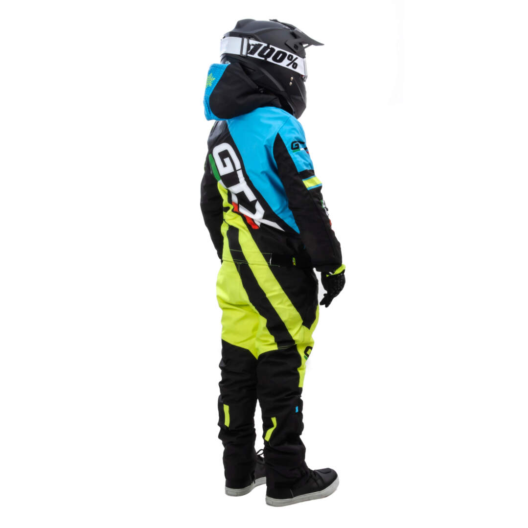 Комбинезон для снегохода (детский) GTX №6 blue-yellow (текстиль) (10Y) Комбинезон для снегохода (детский) GTX №6 blue-yellow (текстиль) (10Y)