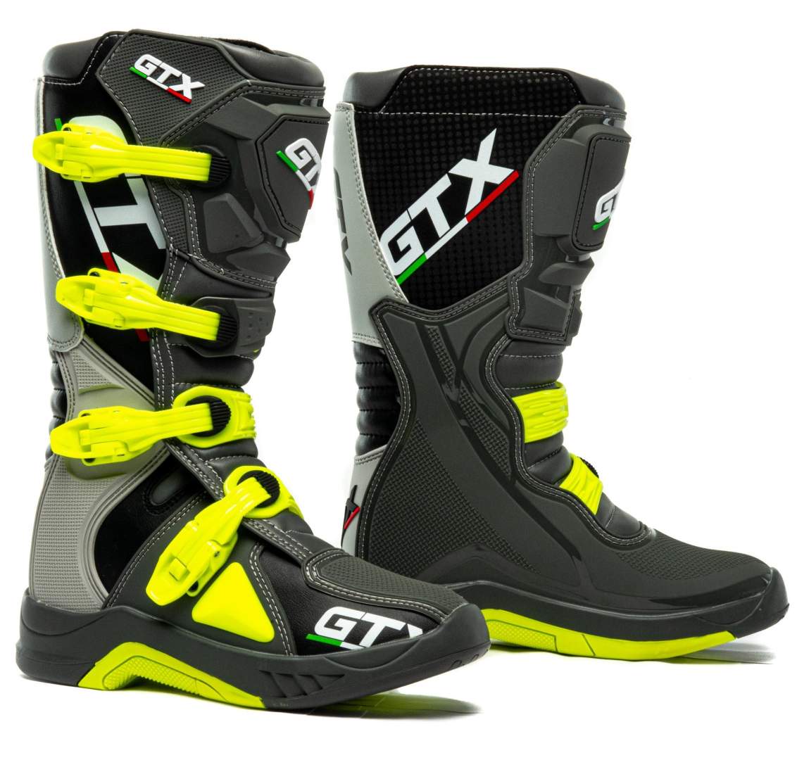 Мотоботы GTX MX №2 grey/green (р. 43) Мотоботы GTX MX №2 grey/green (р. 43)